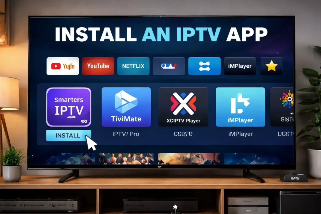 Install an IPTV app