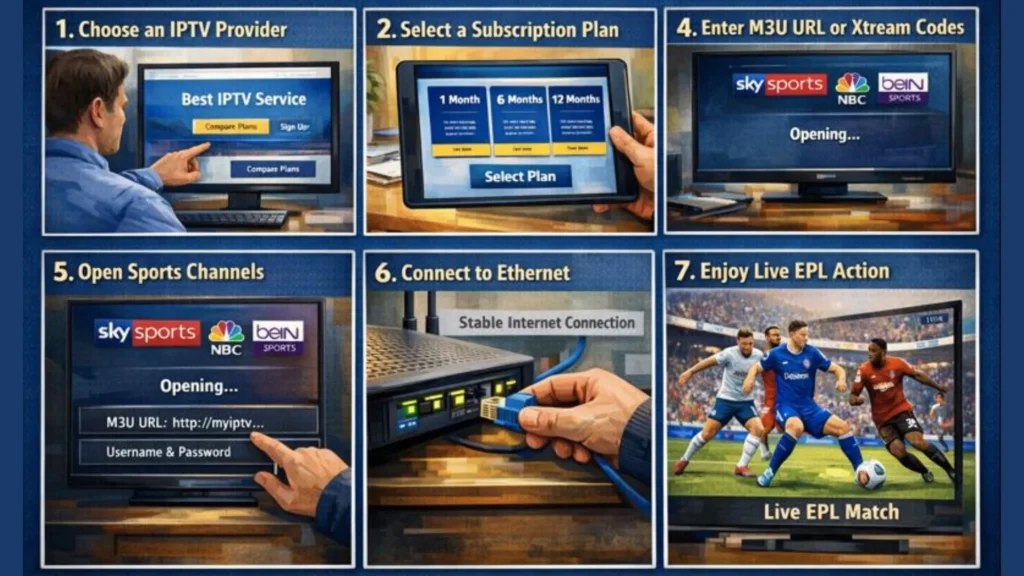 Set Up IPTV for Premier League Streaming
